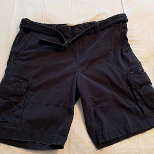 Society Of One Men's Size 50 Black Cargo Shorts - Big & Tall